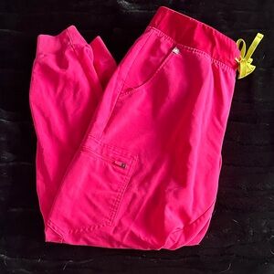 Figs Women's Bright Pink Joggers